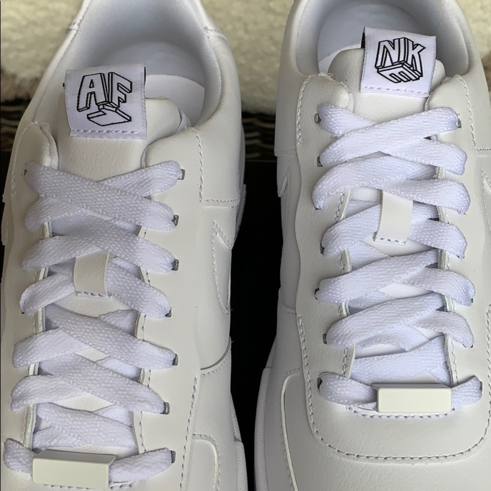 NIKE W AF1 PIXEL WHITE/WHITE-BLACK-SAIL - Picture 9 of 16